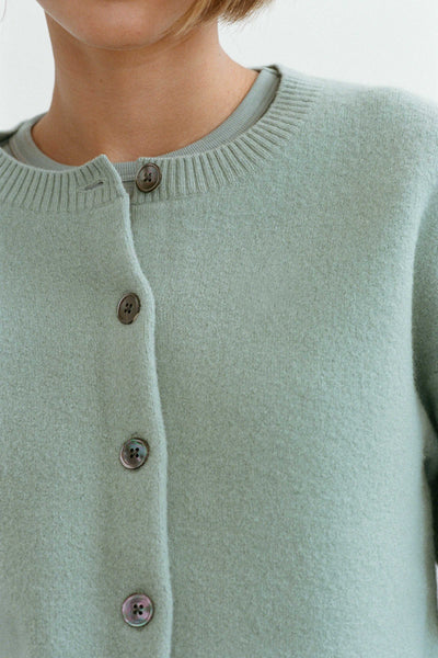 The Louise Cardigan - Mint