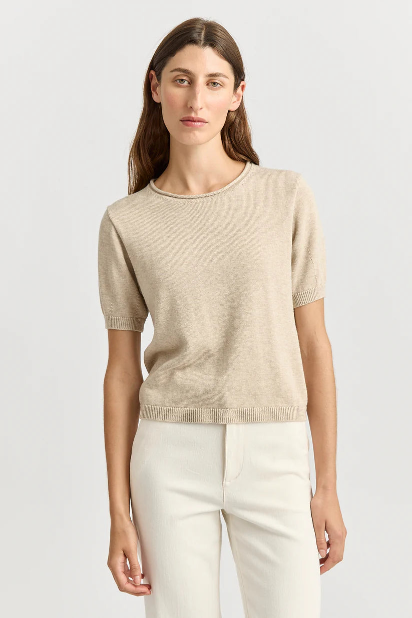 Short Sleeve Knit - Jute