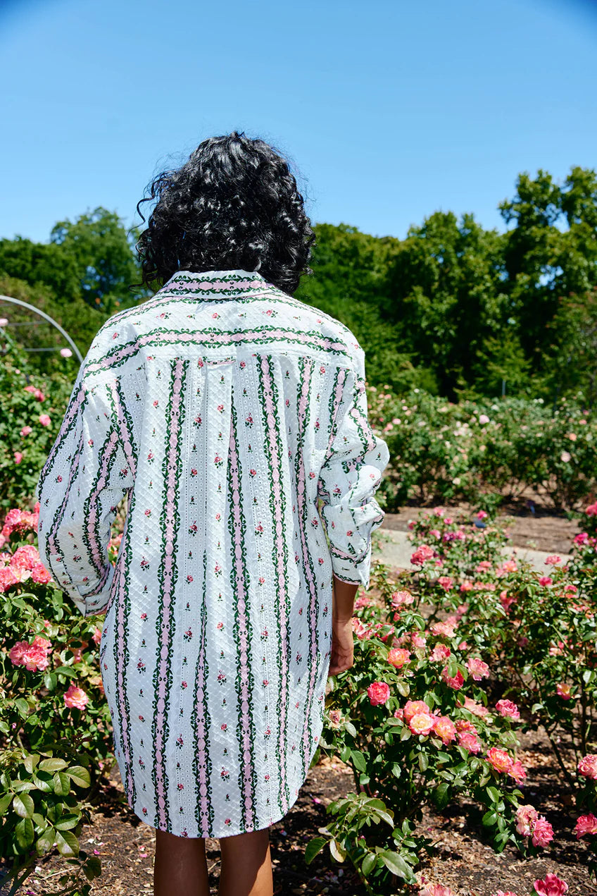 Buddy Shirt Antique Rose Stripe