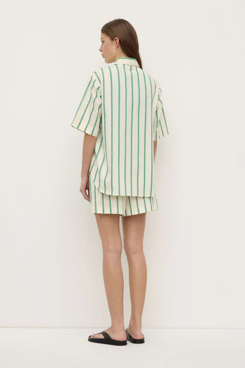Agnes Stripe Short Sleeve Shirt