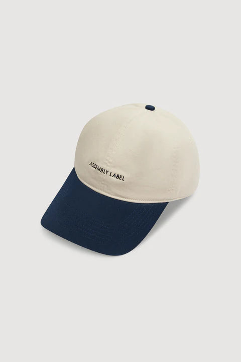 Contrast Cap - Ecru/True Navy