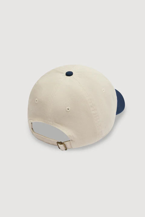Contrast Cap - Ecru/True Navy
