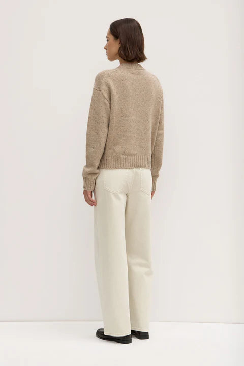 Beau Merino Wool Knit - Stone Marle