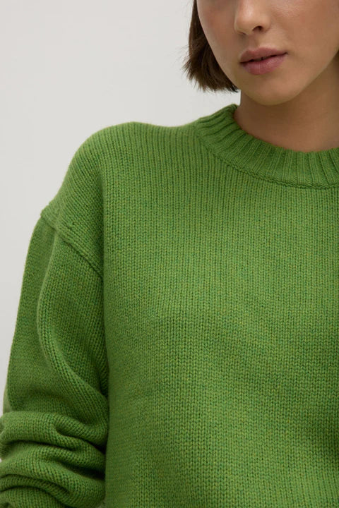 Beau Merino Wool Knit - Tarragon
