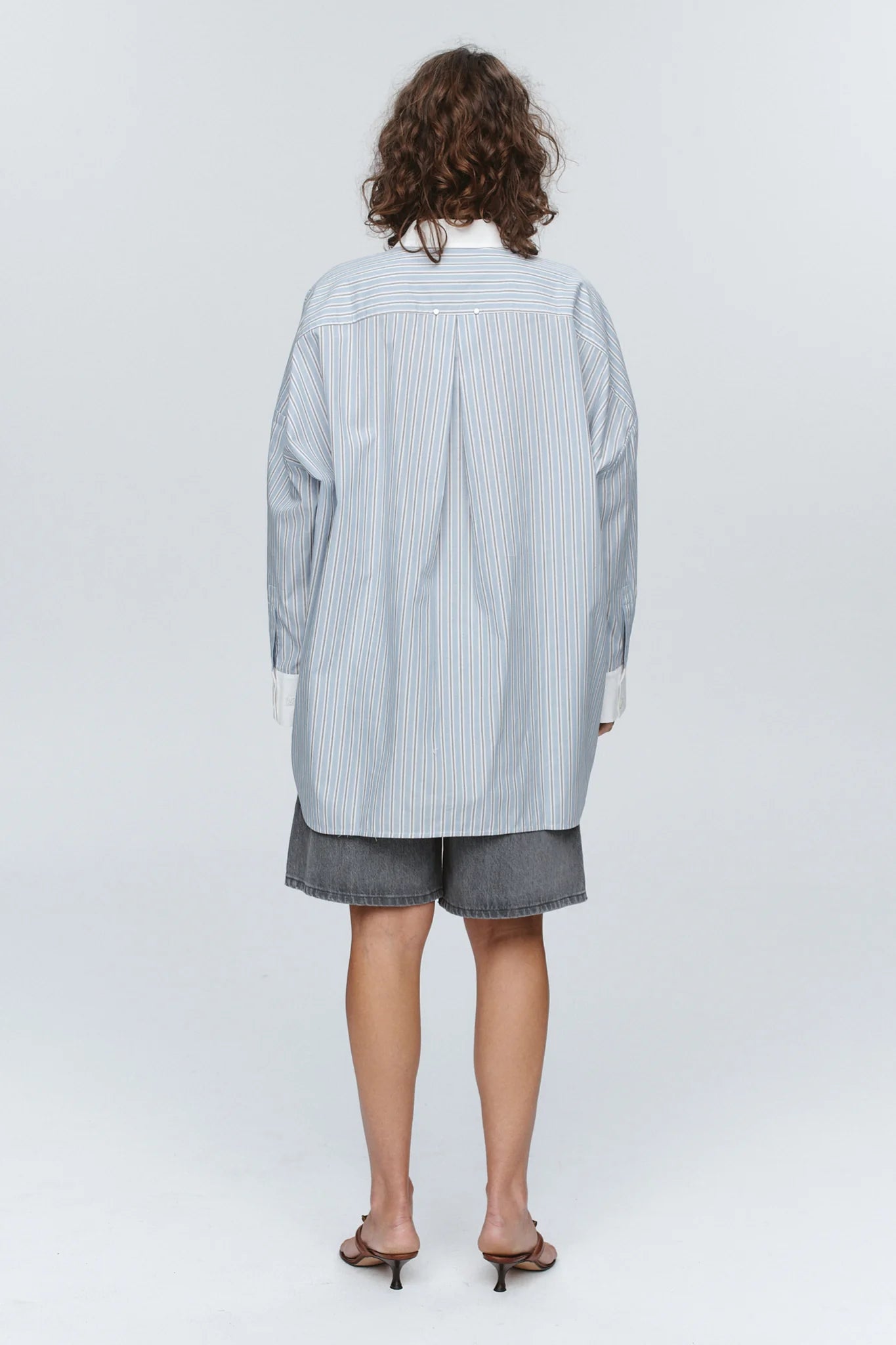 Edie Shirt - Blue Stripe