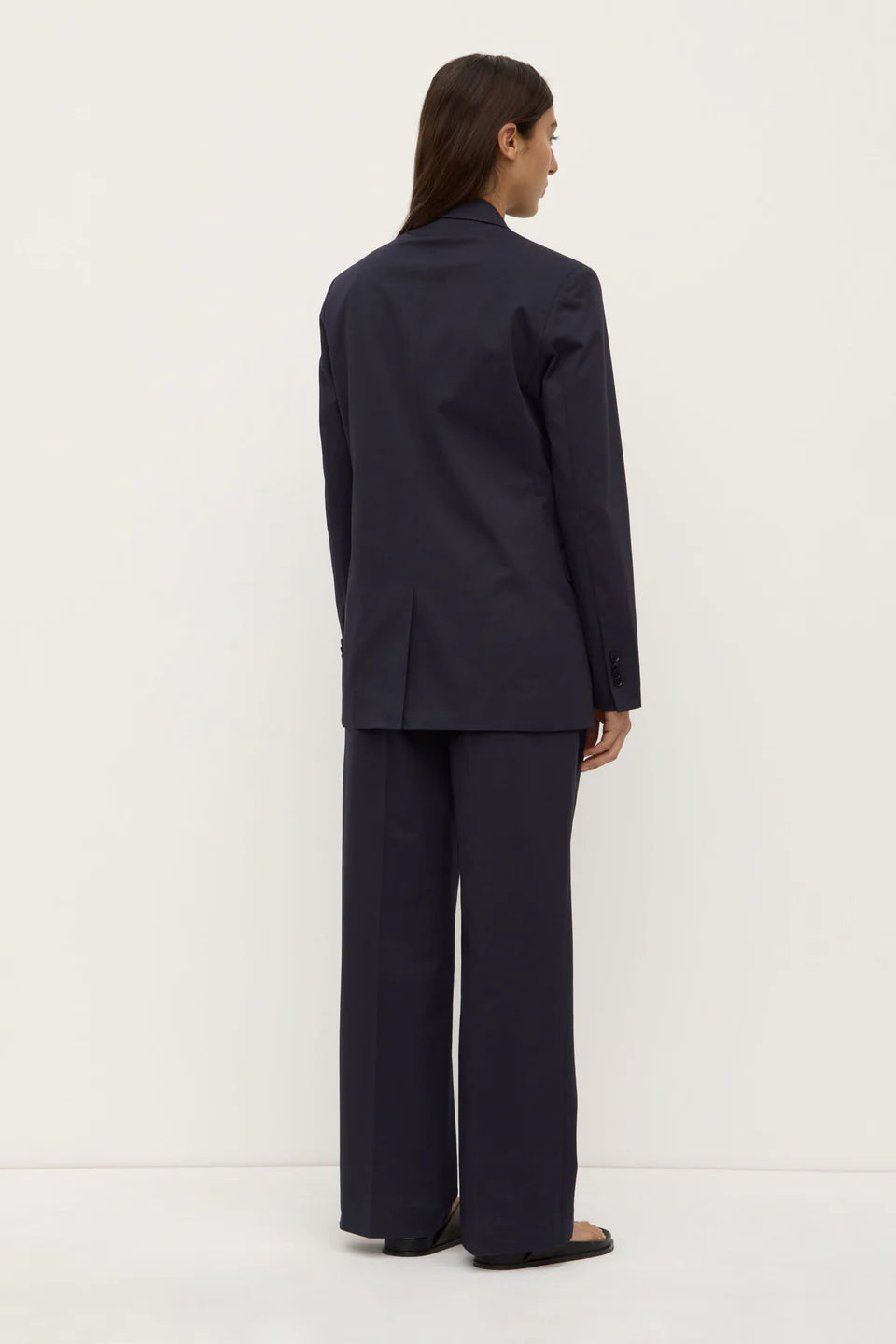 Ellen Double Breasted Blazer - True Navy