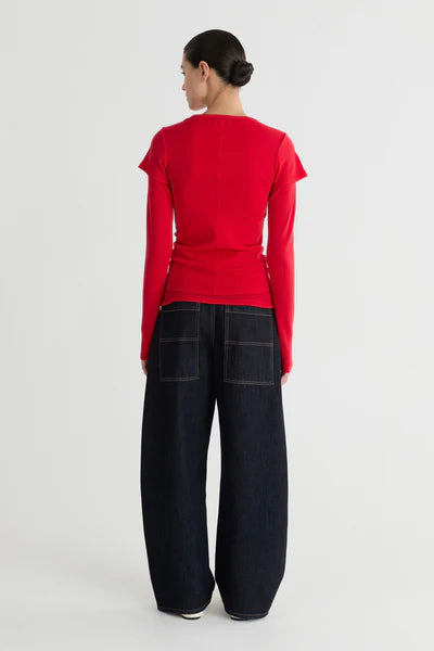 The FWF Merino Tee - Red