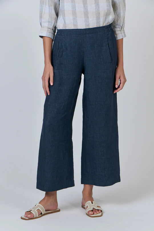 GA398- Linen Pant - Poseidon