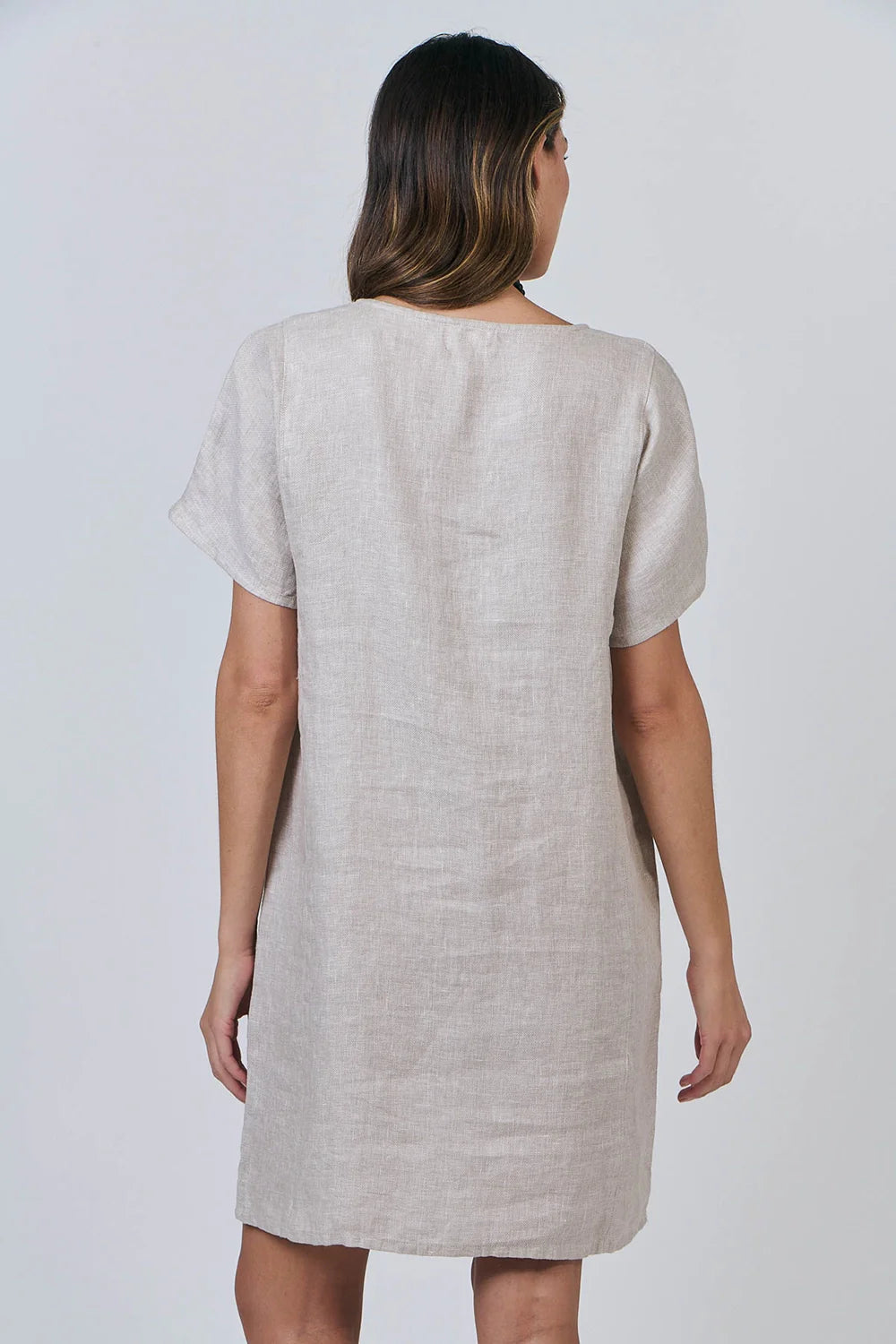 GA603 - Linen Dress - Dune