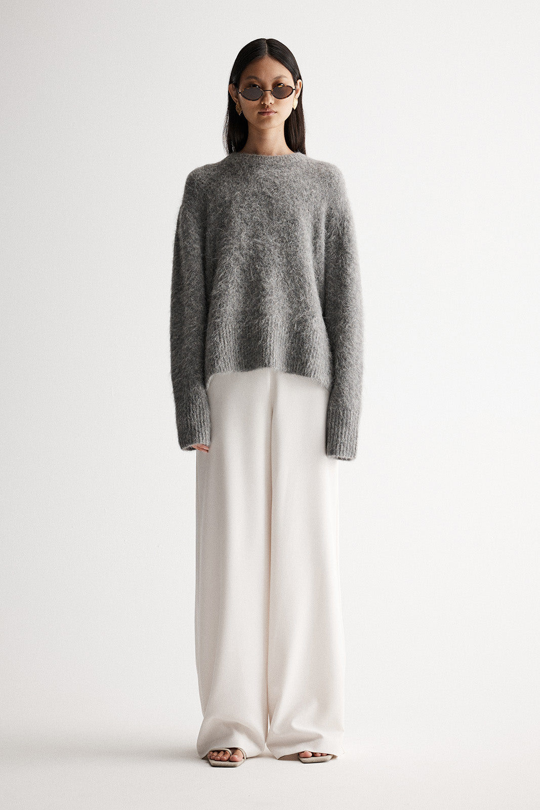 Tallulah Grey Knit Jumper