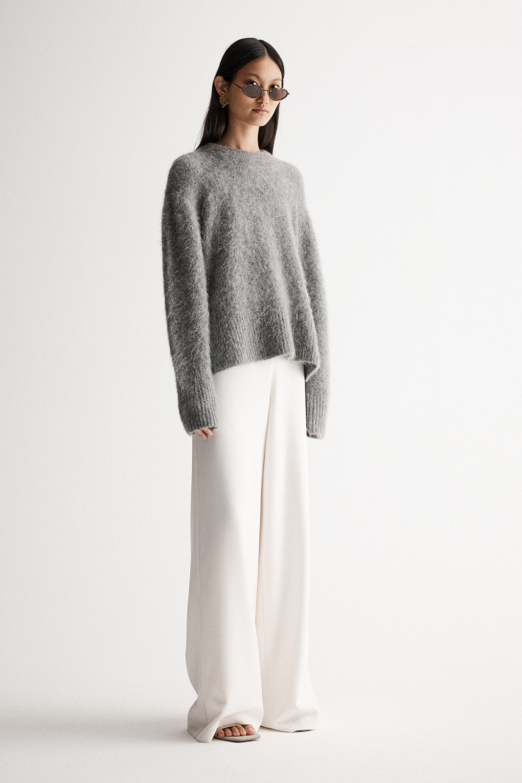 Tallulah Grey Knit Jumper