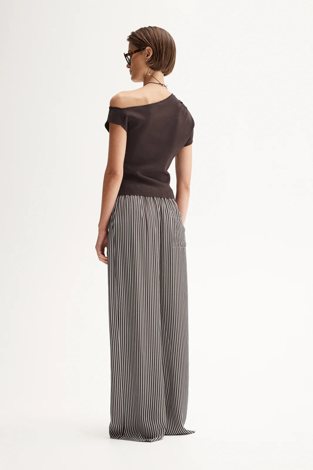 Jamie Stripe Brown Pant