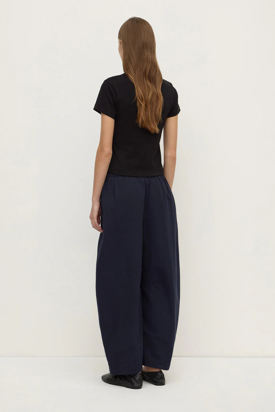 Lola Barrel Pant - Navy