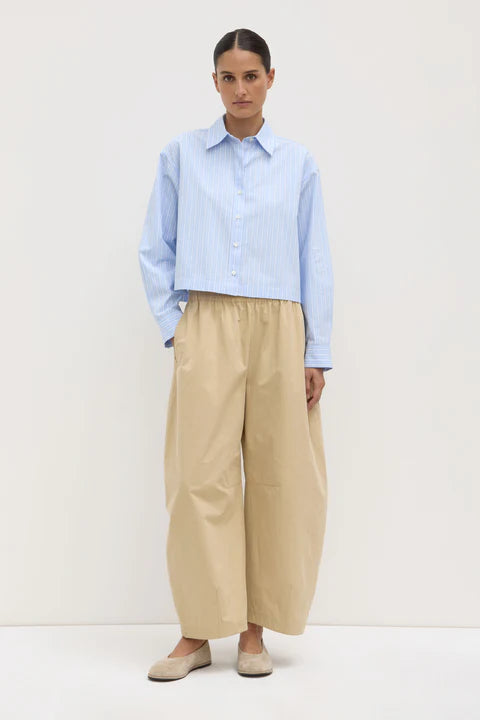 Lola Barrel Pant - Tan