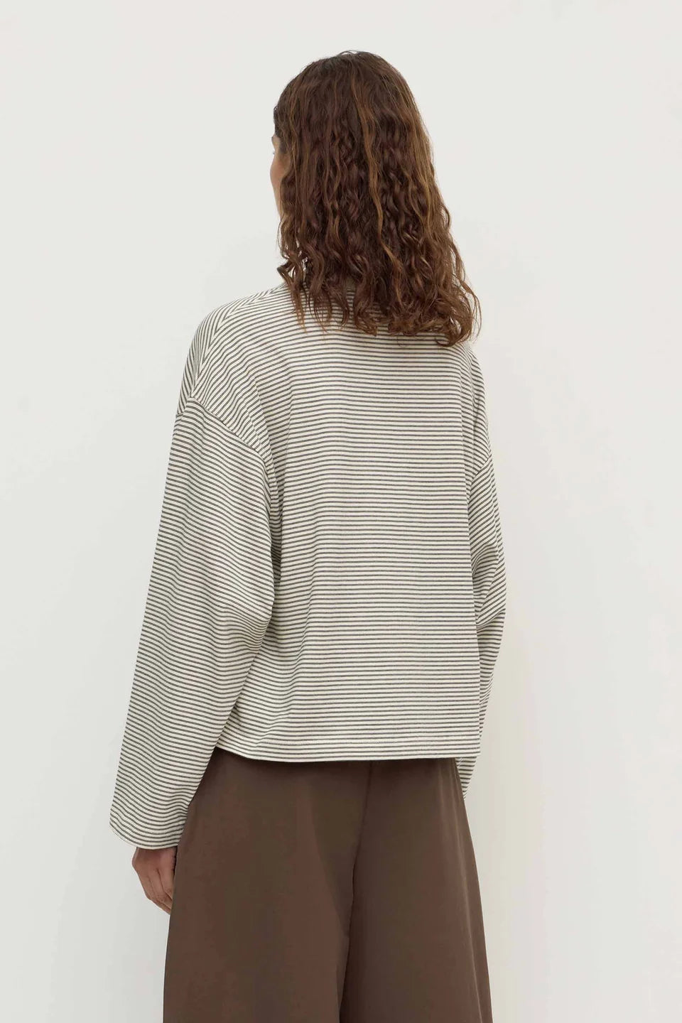 Malone Stripe Wide Sleeve Tee