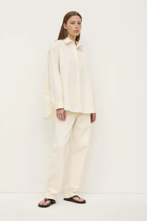 Marigold Poplin Long Sleeve Shirt - Butter