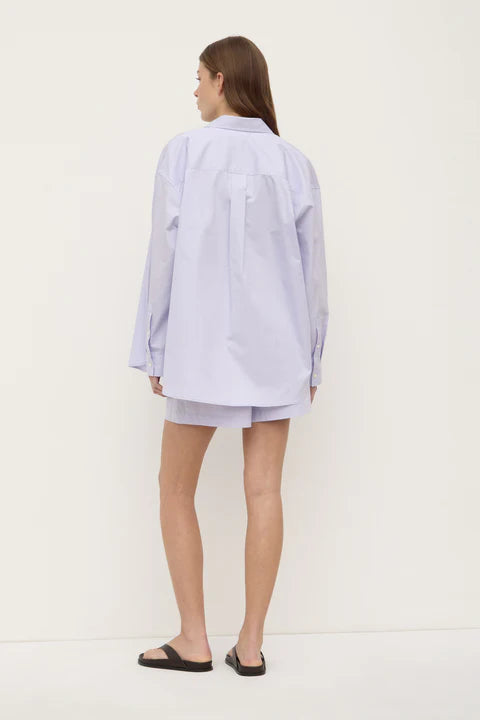 Marigold Poplin Long Sleeve Shirt - Lilac