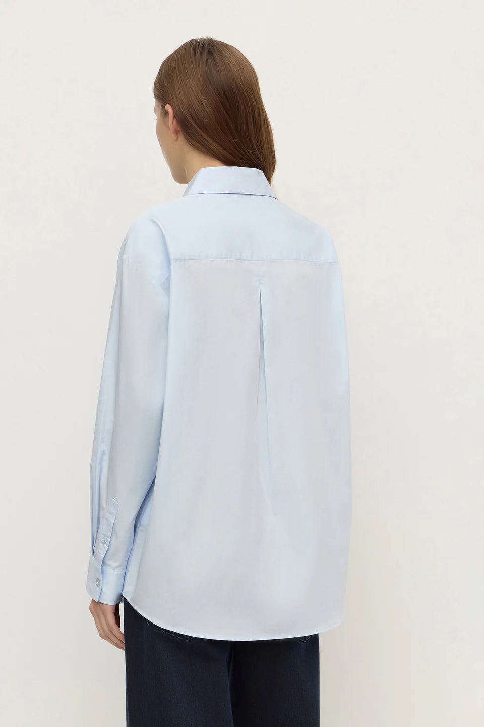 Micha Poplin Shirt - Powder Blue