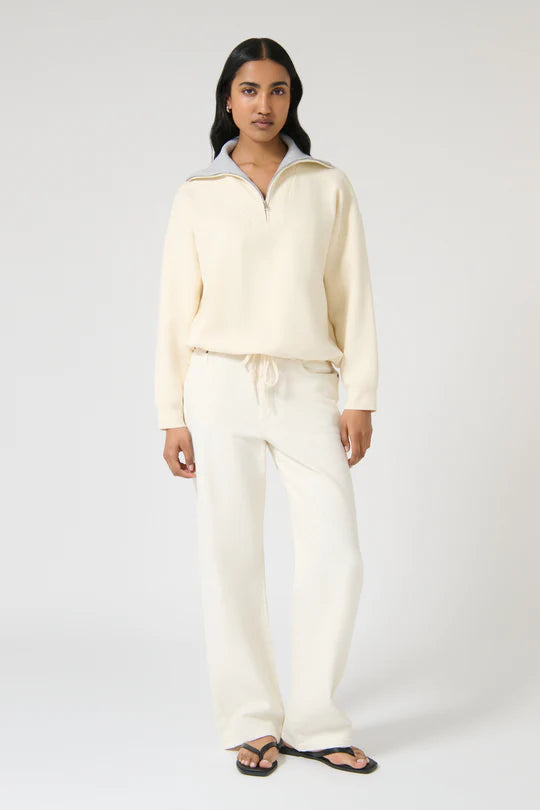 Nerea Sweater - Ivory/Grey
