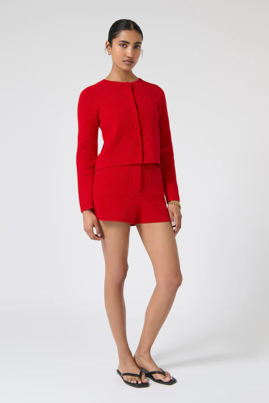 Aldara Cardigan - Red