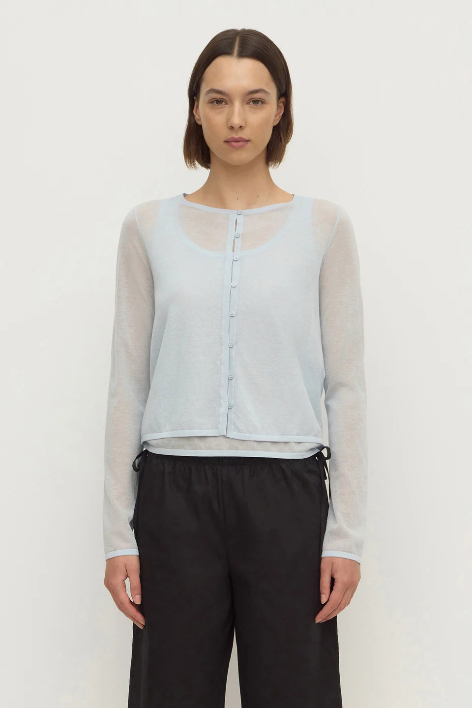 Rani Knit Cardigan - Sky Blue