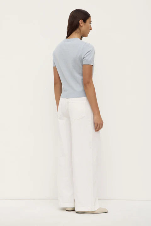 Semra Cotton Cashmere Short Sleeve Cardigan