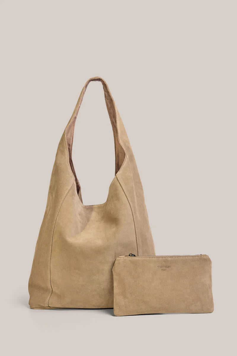 Sienna 2.0 Brown Suede Hobo