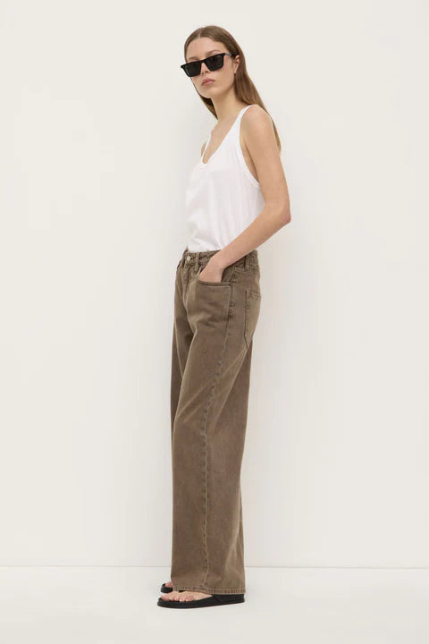 Womens Boyfriend Jean - Ganache
