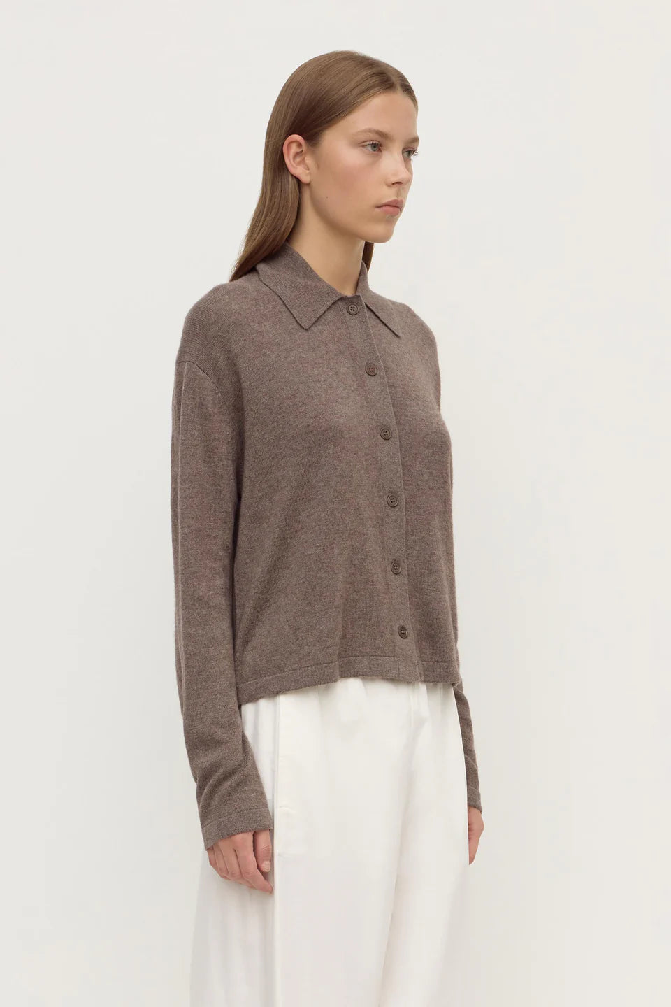 Wool Cashmere Knit - Sable