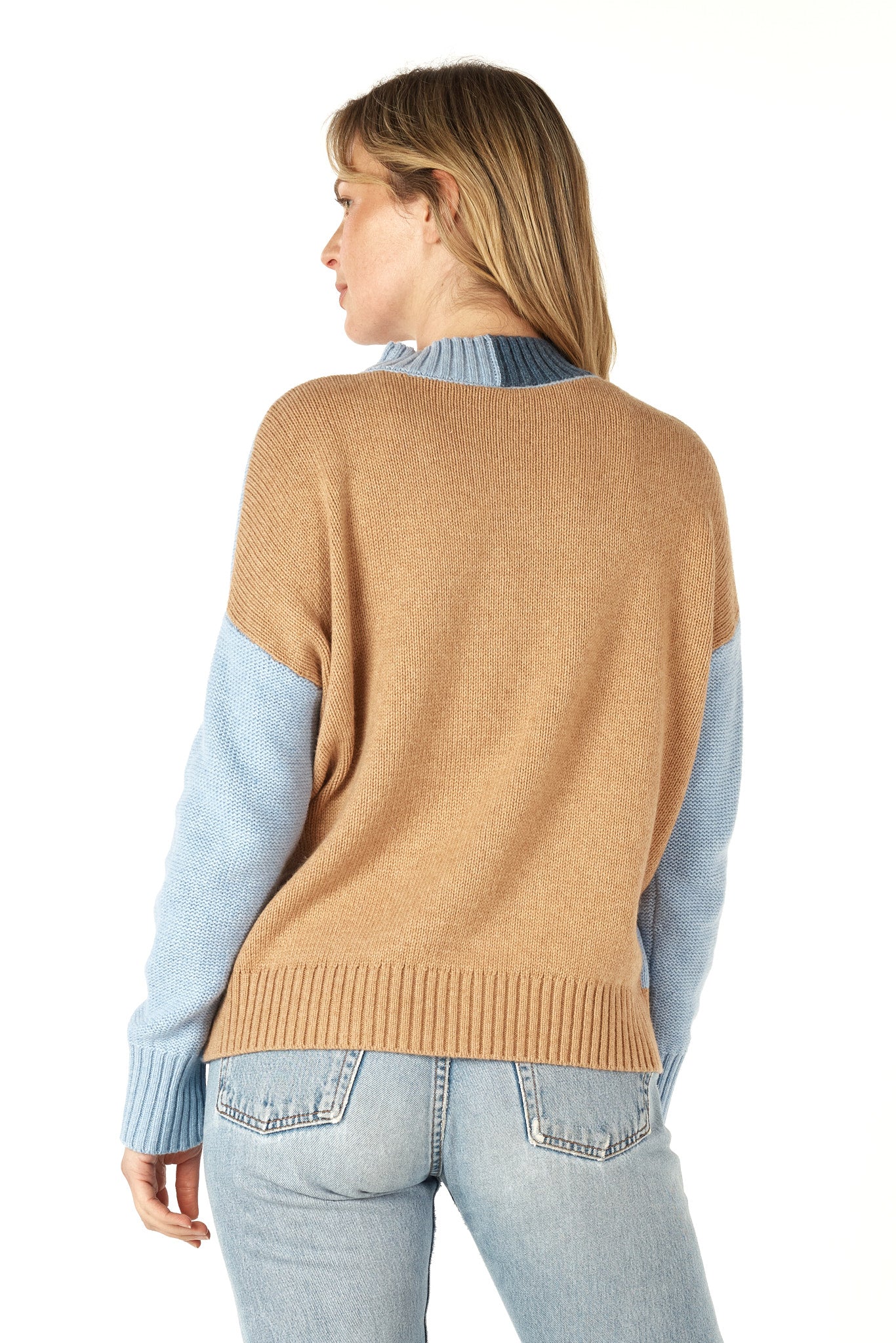 ZP7103 - Colour Block Jumper - Mist