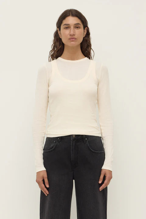 Zali Long Sleeve Tee - Cream