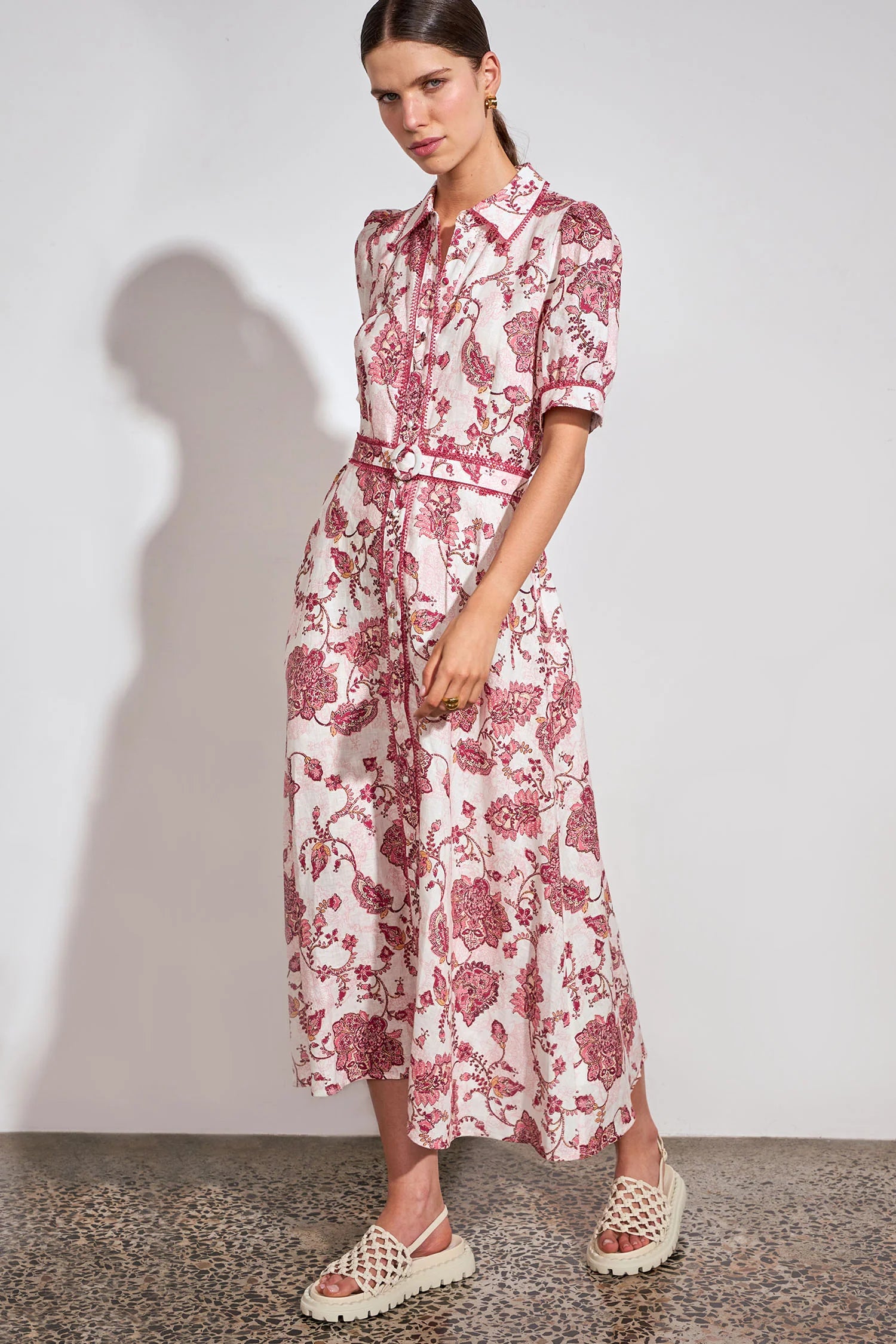 Admire Dress - Rose Paisley