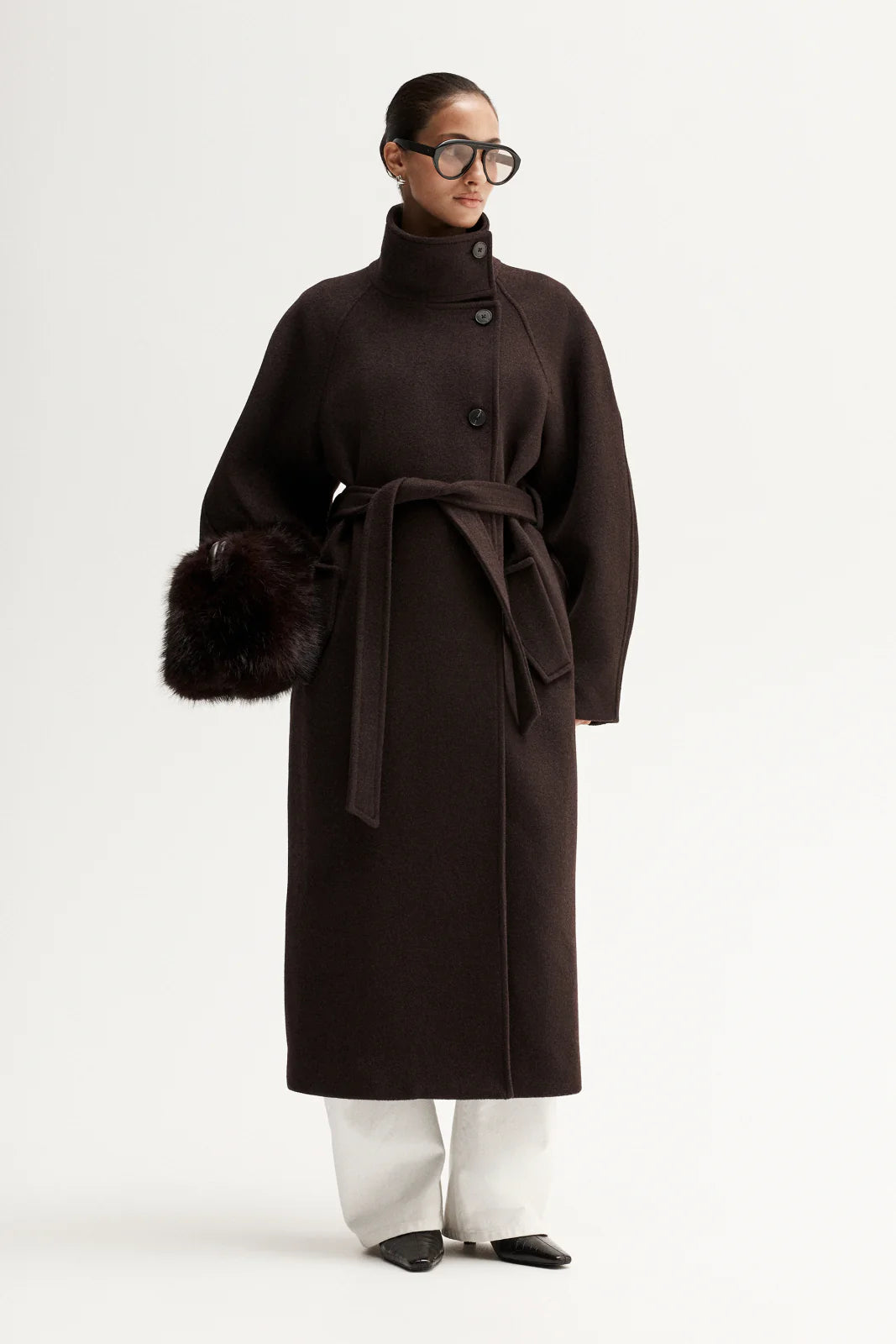 Angelica Coat - Chocolate