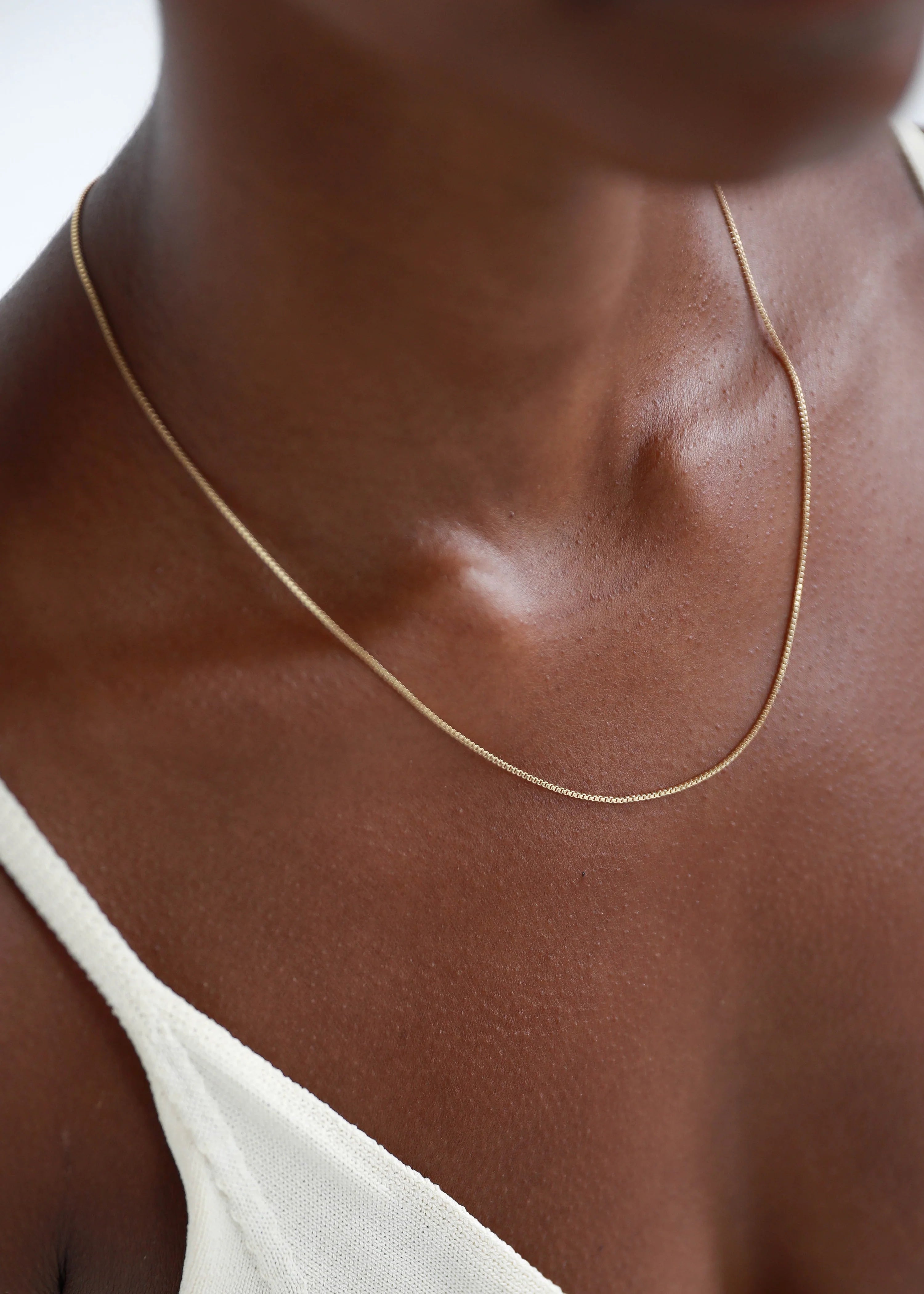 Fine Box Chain - 45cm