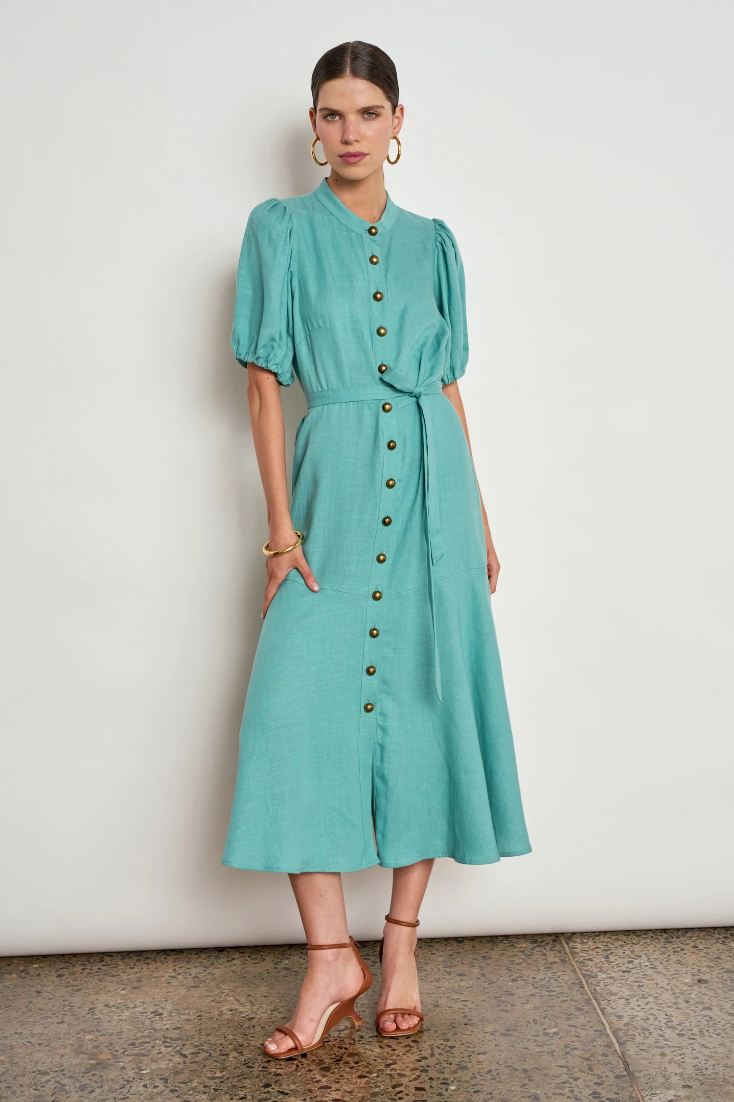 Cascade Dress - Pistachio