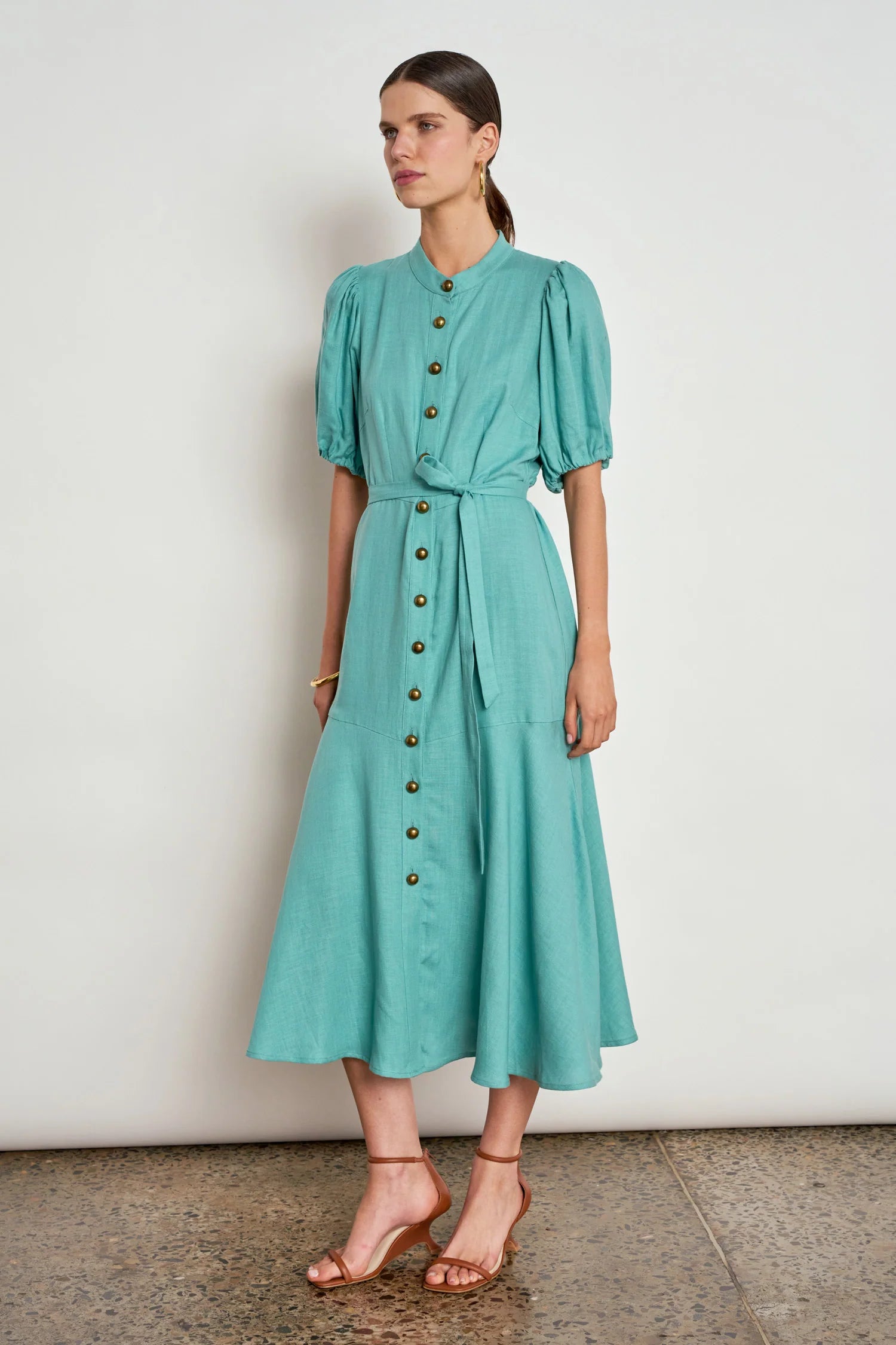 Cascade Dress - Pistachio