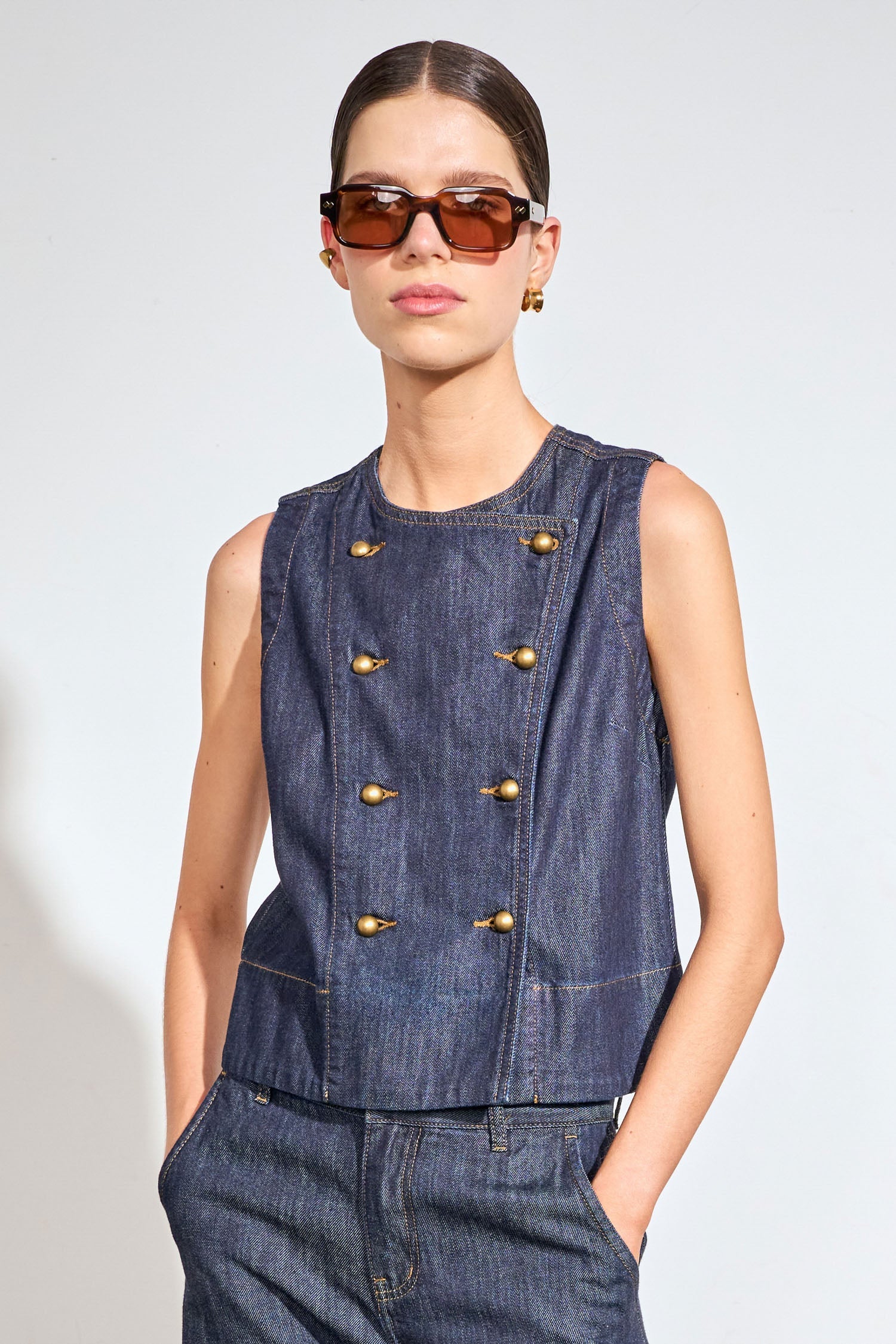 Charge Vest - Dark Denim