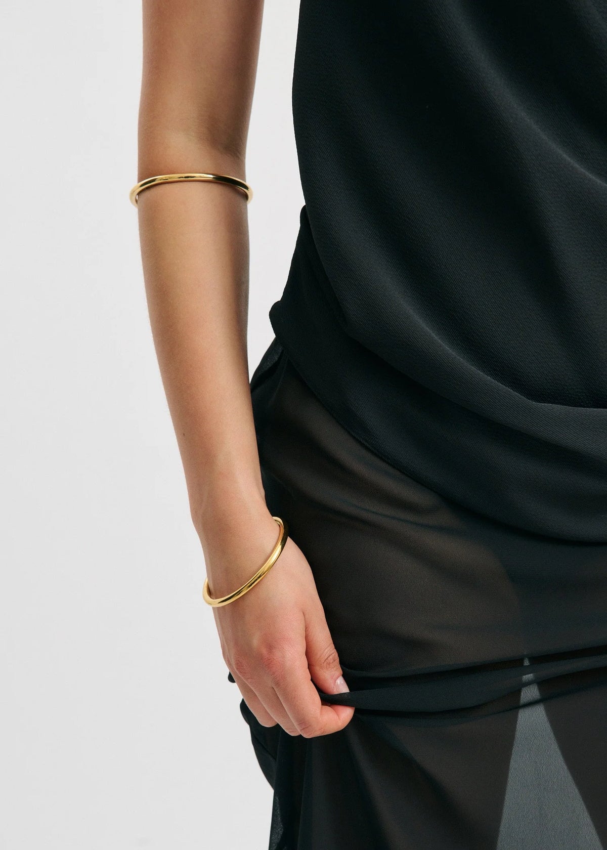 Classic Bangle - Medium - Gold