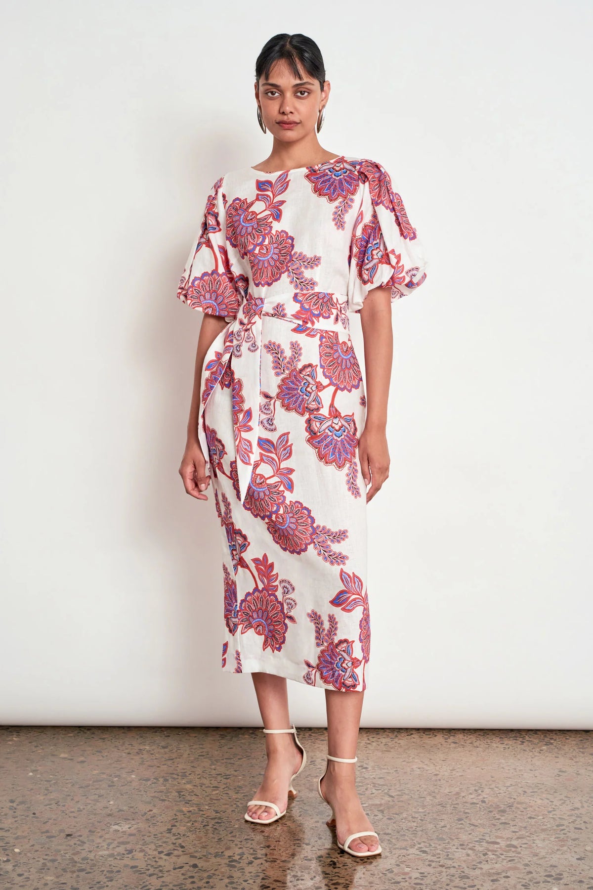 Coast Dress - Crimson Kgari