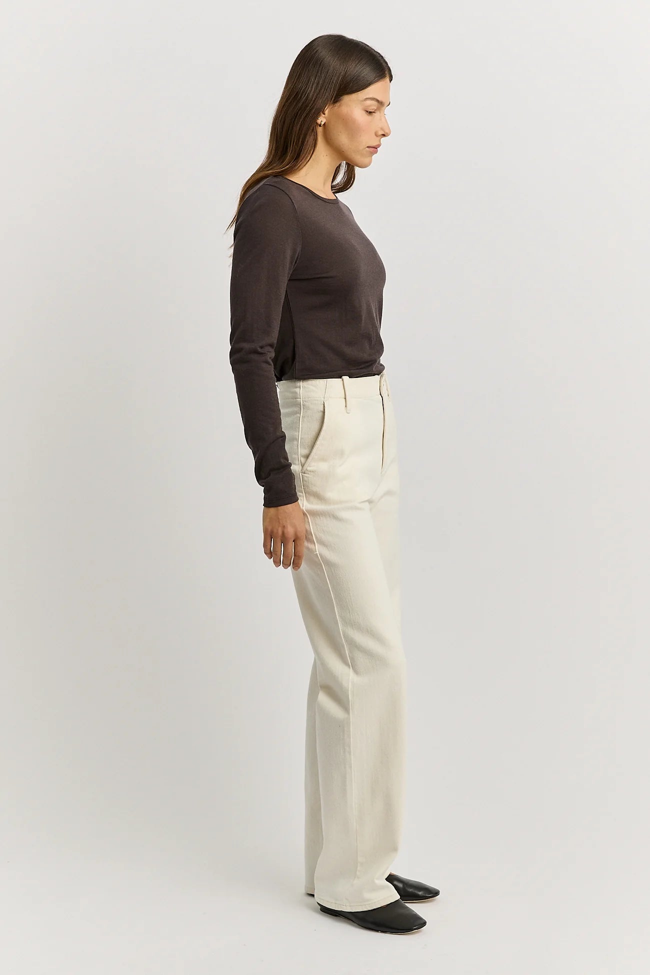Crew Merino Tee - Date