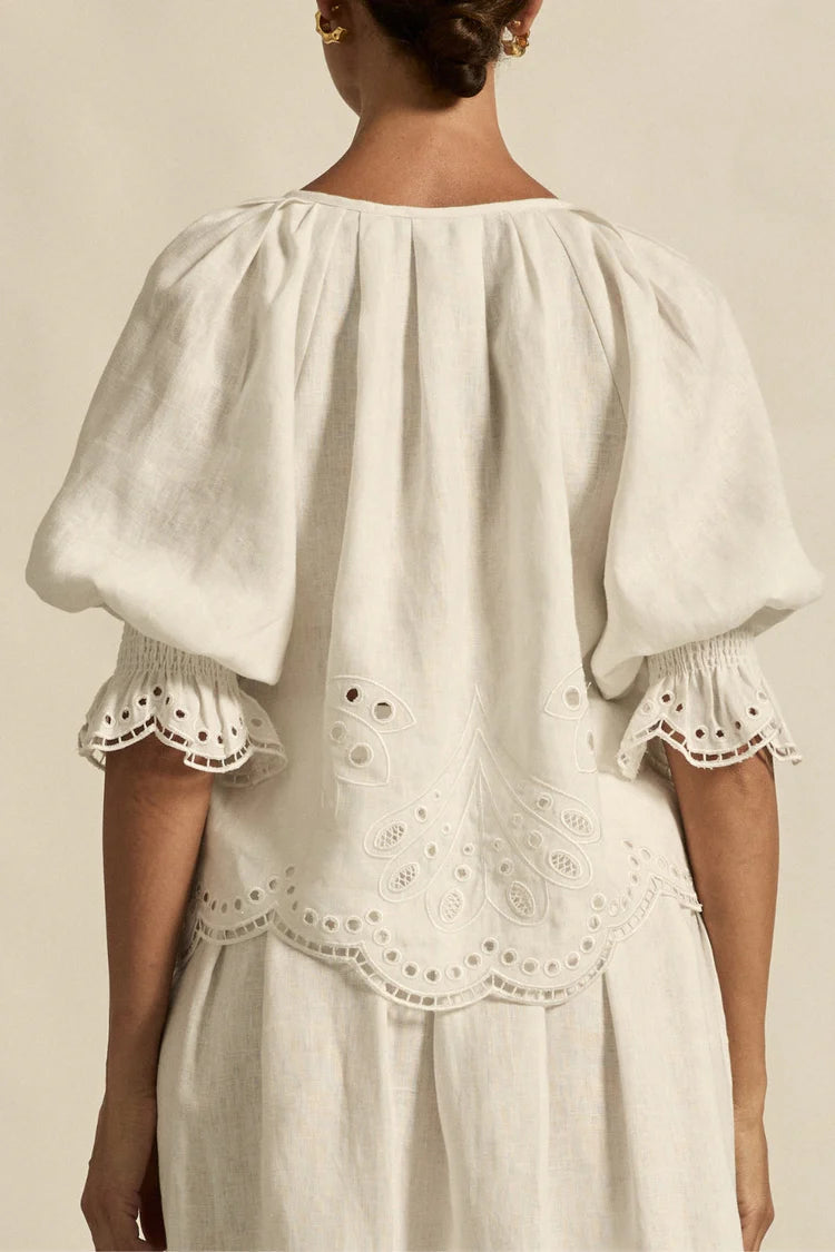 Dawn Top - Porcelain