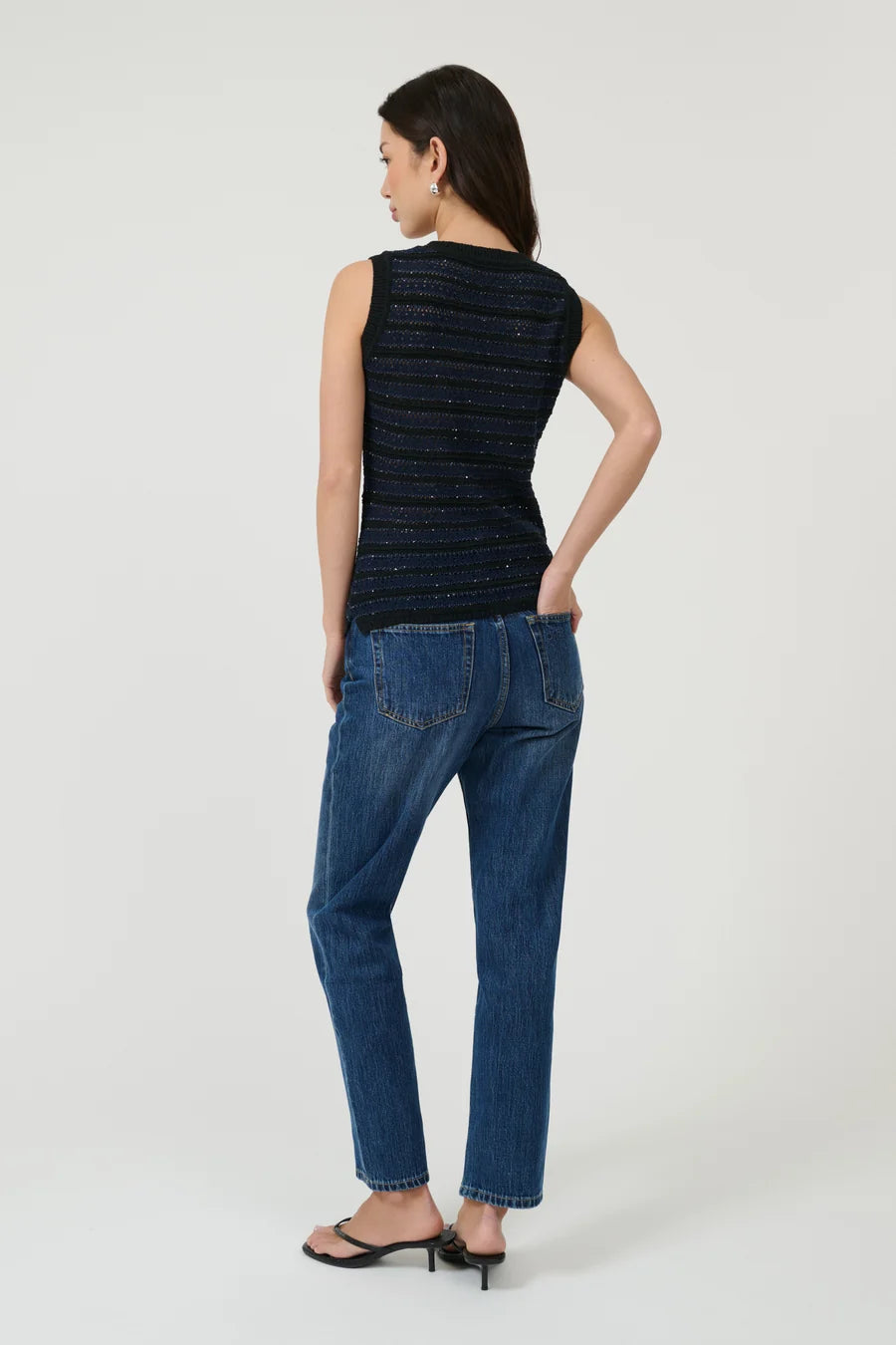 Eloisa Top - Midnight Stripe