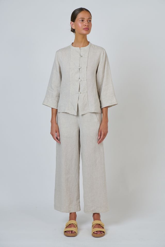 GA398 - Sand Linen Trouser