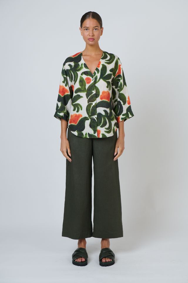 GA398 - Linen Pants - Topiary