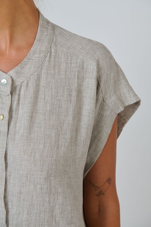 GA429 - Linen Top - Mousse
