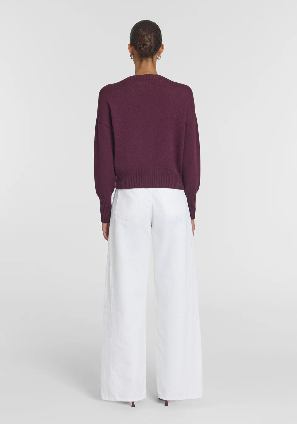 Hart Merino Cardigan - Garnet