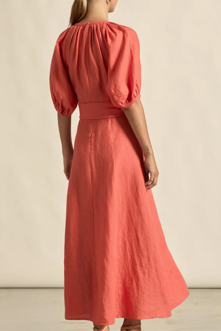 Harvest Dress - Melon