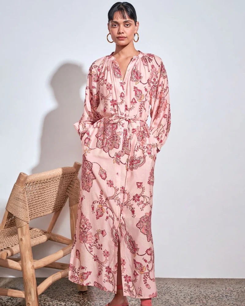 Haven Maxi Dress - Peony Paisley