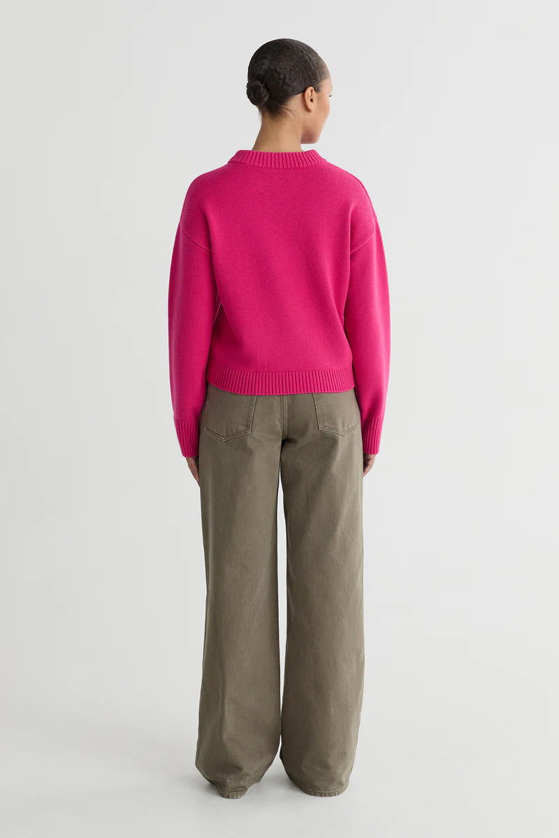 The Hazel Knit - Magenta