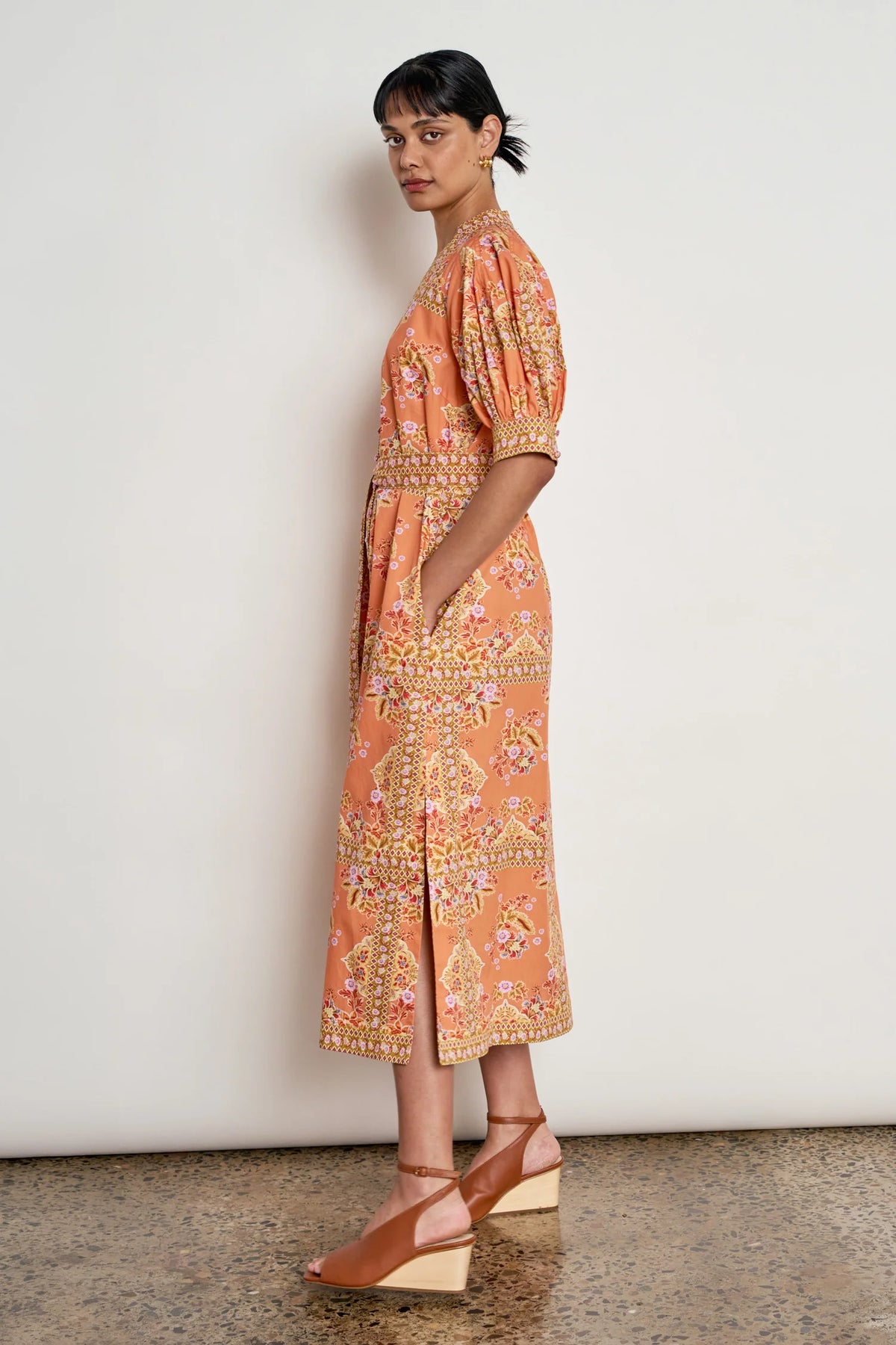 Impart Dress - Marigold Glow